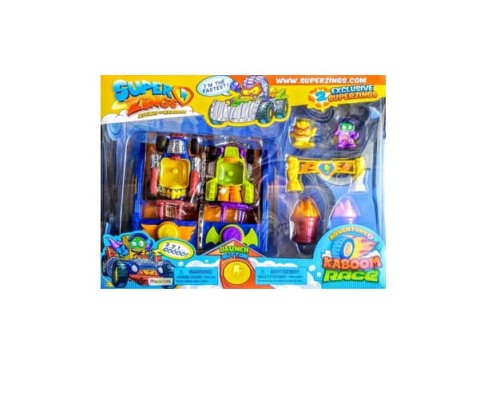 Zestaw wyścigowy Super Zings Kaboom City MagicBox Toys • cena • opinie