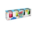 Masa plastyczna 4 kolory Brokatowa Colour Dough Mega Creative_61984