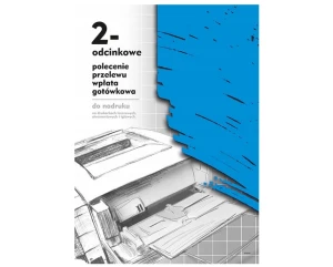 Polecenie przelewu 2-odc do nadruku A4 F-110-3 Michalczyk i Prokop
