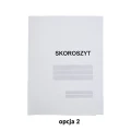Skoroszyt Zwykły Biały Nadruk 350g Kiel-Tech_40408