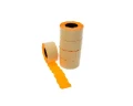 Taśma do metkownic jednorzędowa 26x12 pomarańczowa zaokrąglona Kal-Pack_62254