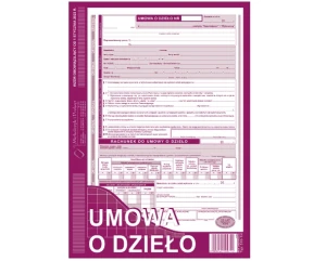 Umowa o dzieło A4 510-1H MP