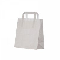 Torba papierowa z Uchem Biała 260x140x320_55437