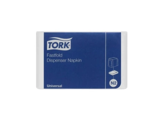 Serwetki dyspenserowe celulozowe N2 białe 300 sztuk Tork _62943