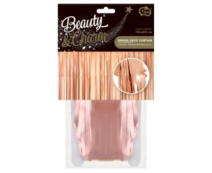 Kurtyna dekoracyjna 100x200cm różowozłota Godan