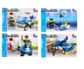 Klocki konstrukcyjne 6+ 63-64 elementy Policja Alleblox_63034