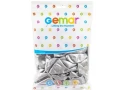 Balony 26cm 100szt Srebrne Gemar_82144