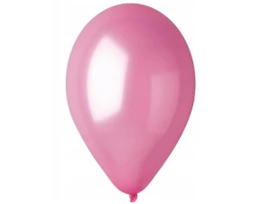 Balony metaliczne 100szt 26cm Różówy Jasny Gemar