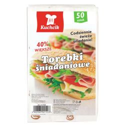 Kuchcik Torebki śniadaniowe papierowe 50 sztuk_63325