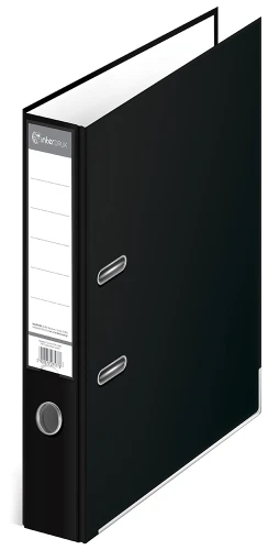 Segregator  A4 75mm Czarny Interdruk _53083