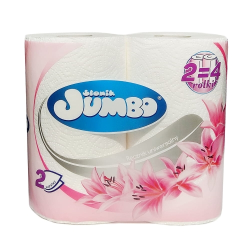 Papier toaletowy 9,5cm , 4 rolki Słonik Jumbo Mały_64149