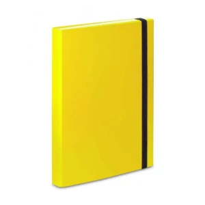 Teczka Box z gumką A4 3cm 2 ringi Żółta Caribic Vaupe
