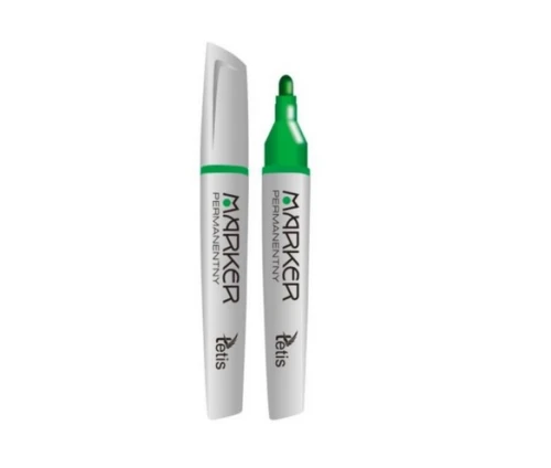 Marker permanentny zielony KM109-ZO Tetis_64735