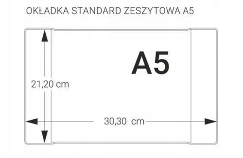 Okładka A5 na Zeszyt Nieregulowana Biurfol OZK-01-02_48601