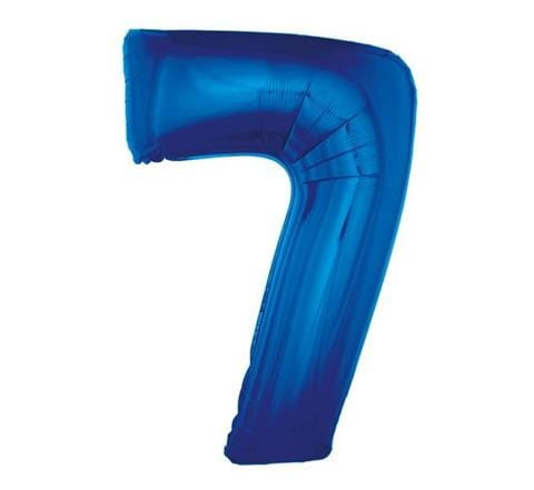 Balon Foliowy Cyfra 7 92cm Niebieski_50185