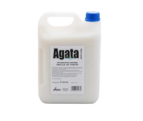 Emulsja do podłóg wysokopołyskowa 5L Agata _65041