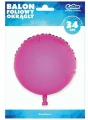 Balon Foliowy Okrągły 34cm Różowy GODAN_49051