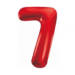 Balon Foliowy Cyfra 7 85cm Czerwony_51739