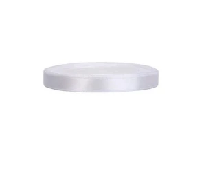Wstążka satynowa 6mm x 32mb Biała 8002 Aksa