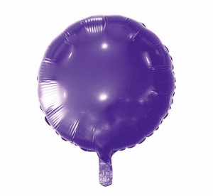 Balon Foliowy Okrągły 36cm 18" Fioletowy Godan
