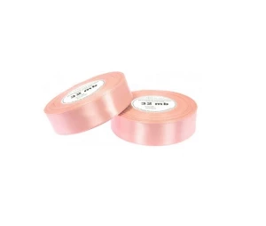 Wstążka satynowa 25mm x 32mb Różowa 8036 Aksa 