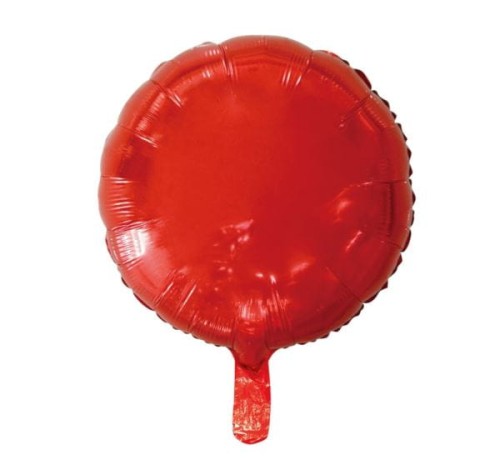 Balon Foliowy Okrągły 36cm Czerwony 18" Godan_50967