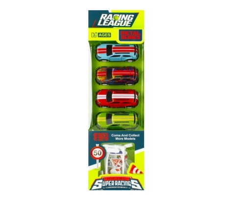 Auta wyścigowe metalowe z akcesoriami Mega Creative_65808