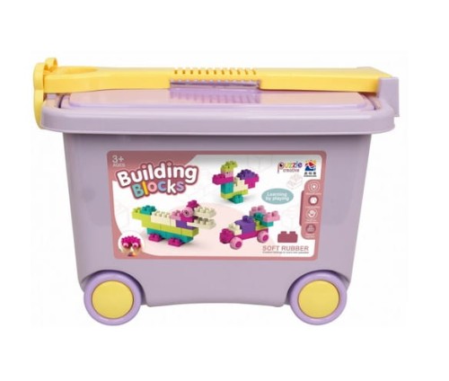 Klocki konstrukcyjne Junior Soft 88 elementów Mega Creative_65835