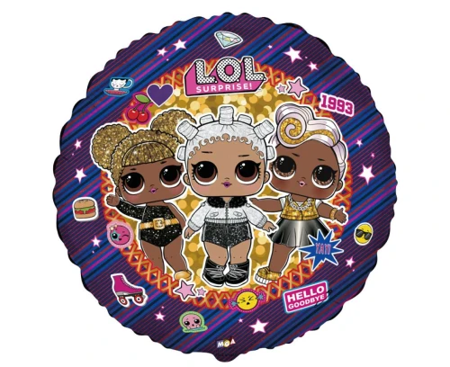 Balon Foliowy LOL 45cm Flexmetal Kula_52194