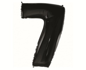 Balon Foliowy Cyfra 92cm 7 Czarna