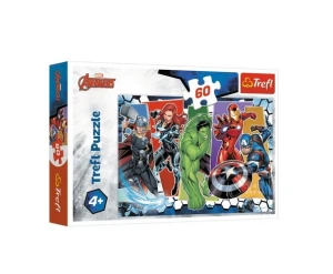 Puzzle 60 elementów Avengers Marvel Trefl