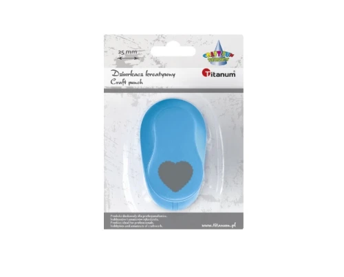 Dziurkacz dekoracyjny Serce @25mm 477961 Titanum_66739