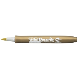 Marker Artline Decorite Brush Water Based Złoty_53208