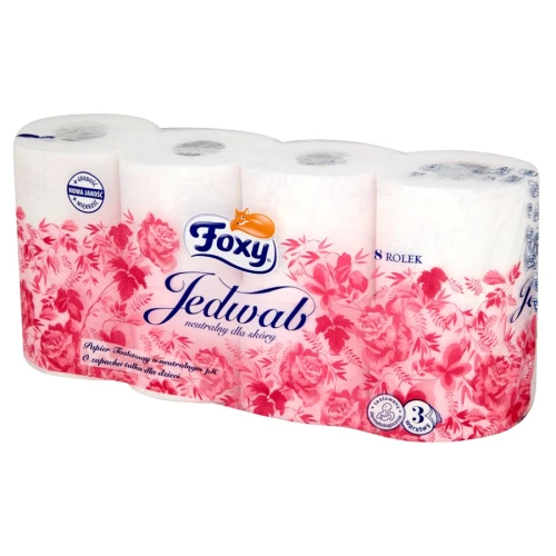 Papier toaletowy Camilla 3 warstwowy 8 rolek jedwab Foxy_67073