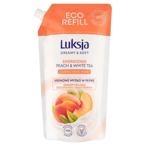 Mydło w płynie 900ml zapas brzoskwinia i biała herbata Luksja