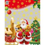 Opakowanie foliowe 40x50cm nadruk świąteczny 1szt Worek mikołajowy 