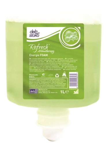 Mydło w pianie 1L Refresh Energie zapas do dozownika Deb Stoko_67263