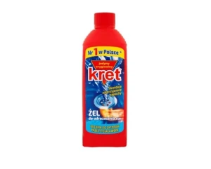 Żel do udrożniania rur 500ml Kret