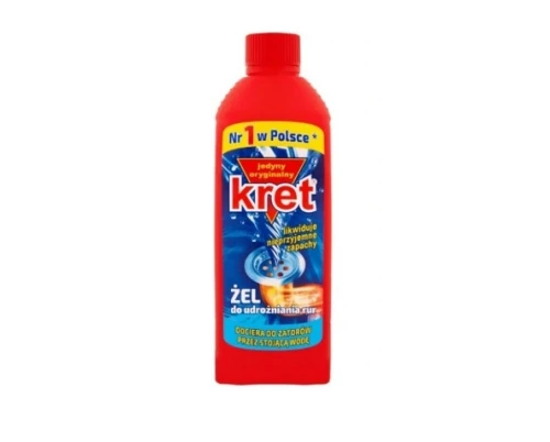 Żel do udrożniania rur 500ml Kret_31658