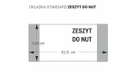 Okładka na zeszyt do Nut bezbarwna 15cm Biurfol