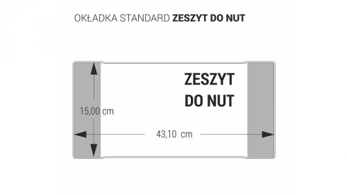 Okładka na zeszyt do Nut bezbarwna 15cm Biurfol_53245