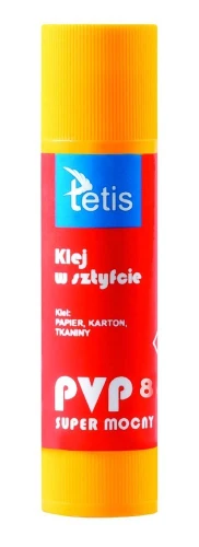 Klej w sztyfcie 8g PVP BG100-E Tetis_53259