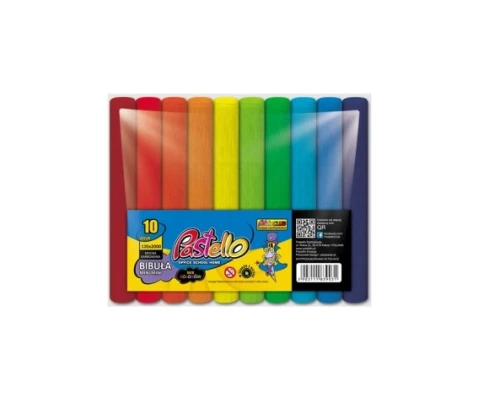 Bibuła Marszczona Mini 10 kolorów 12cmx2m Pastello_67465