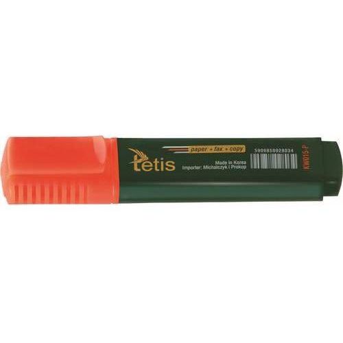 Zakreślacz płaski ścięty pomarańczowy KW015-P Tetis_23521