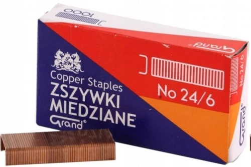 Zszywki miedziane 24/6 Grand_67690