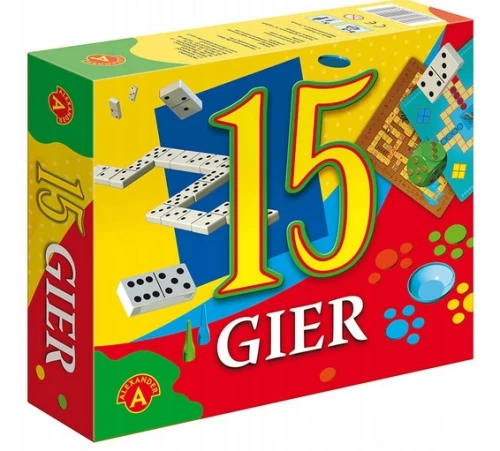 Gra edukacyjna zestaw 15 Gier Alexander_53294