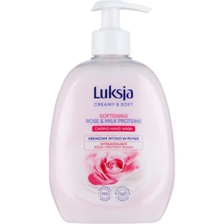 Mydło w płynie 500ml Rose & Milk Proteins Luksja_68246