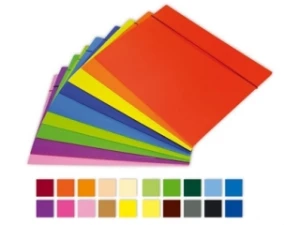 Teczka z gumką A3 mix kolor Kreska