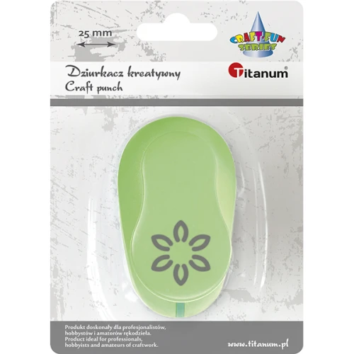 Dziurkacz dekoracyjny 25mm Kwiat Titanum _68858