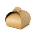 Pudełko kraft 10szt 8,5x8,5x7cm PUDP21 PartyDeco
